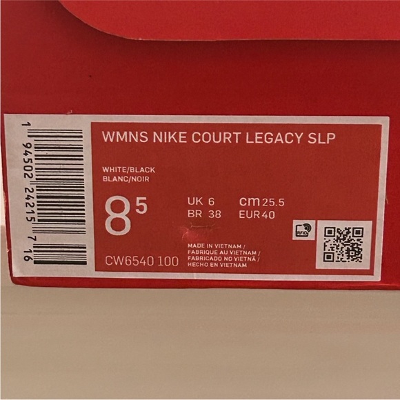 Nike Court Legacy SLP
8.5 Wmns
New in Box - Picture 7 of 7